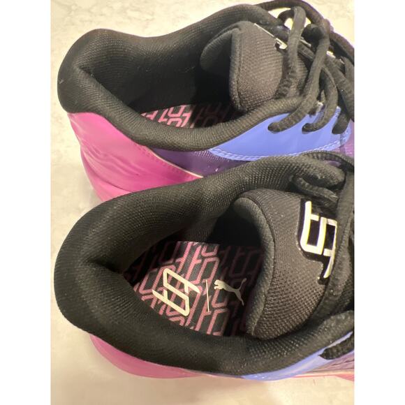 Puma Women’s Stewie 1 'Causing Trouble' Basketball Sneakers Size 9 Purple Pink - Picture 10 of 11